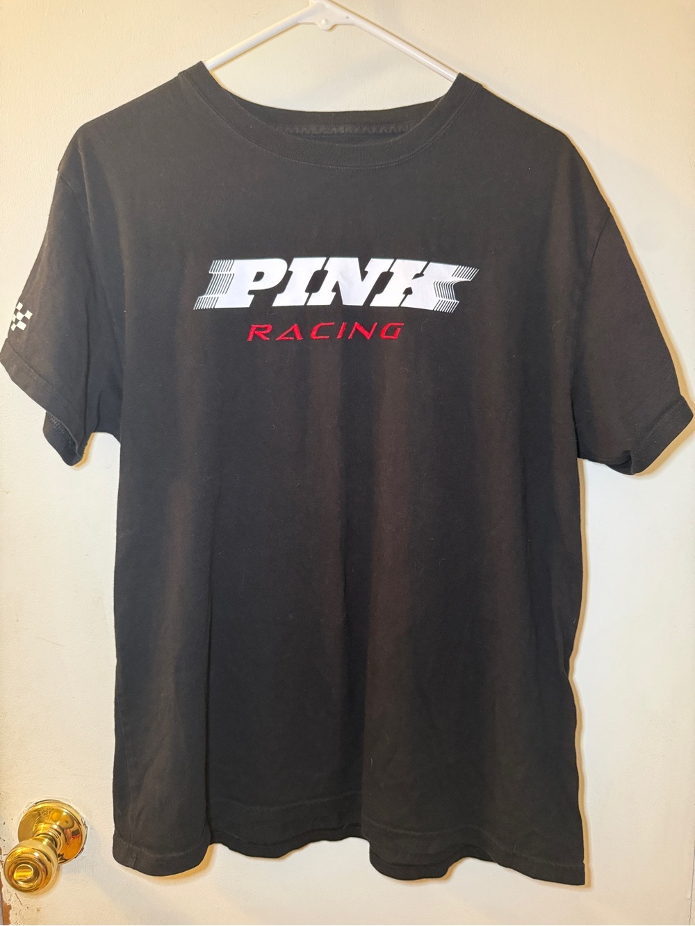 PINK Victoria's Secret Racing Oversized Campus Tee
